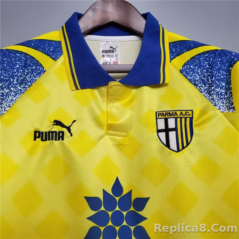 95-97 Parma Calcio Soccer Retro Jersey - detail