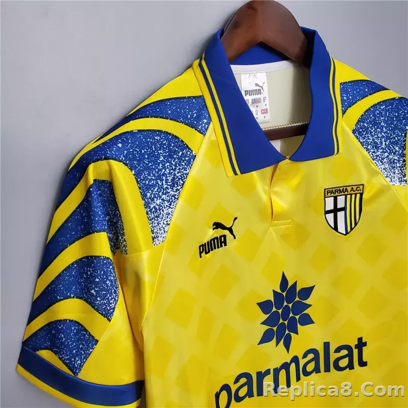 95-97 Parma Calcio Soccer Retro Jersey - detail
