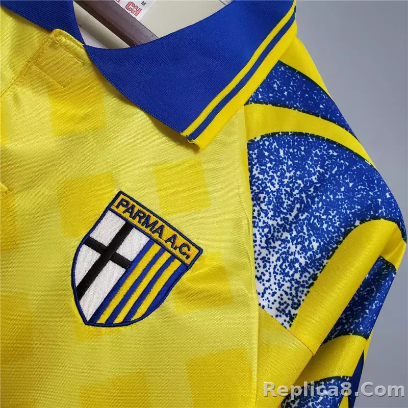 95-97 Parma Calcio Soccer Retro Jersey - detail