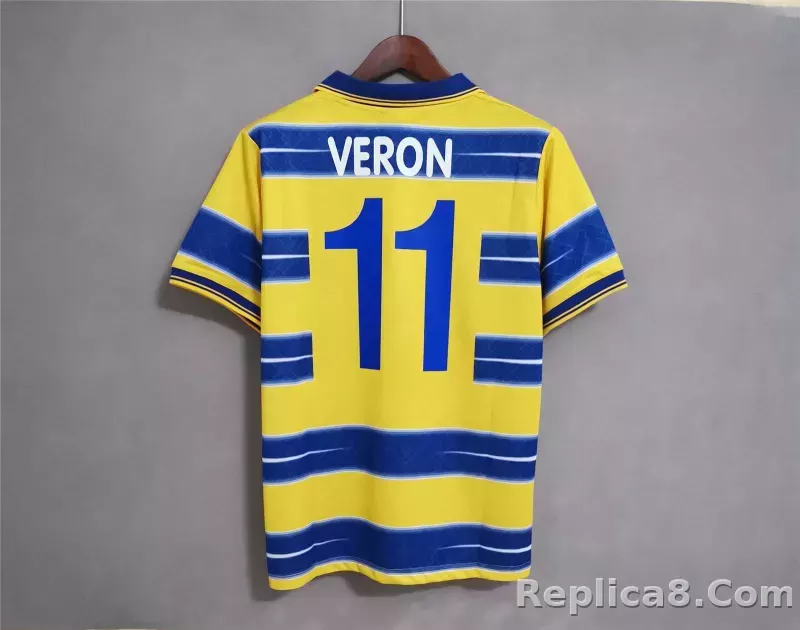 98-99 Parma Calcio Third Away Soccer Retro Jersey - detail