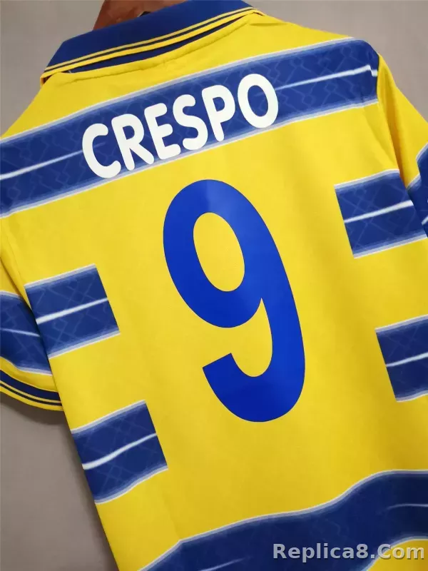 98-99 Parma Calcio Third Away Soccer Retro Jersey - detail