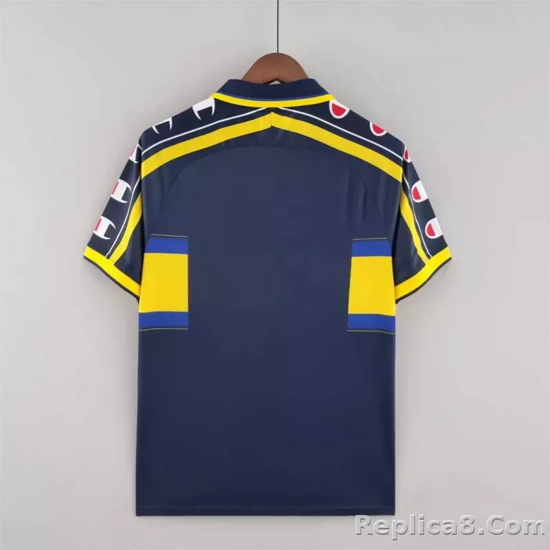 99-00 Parma Calcio Away Soccer Retro Jersey - detail