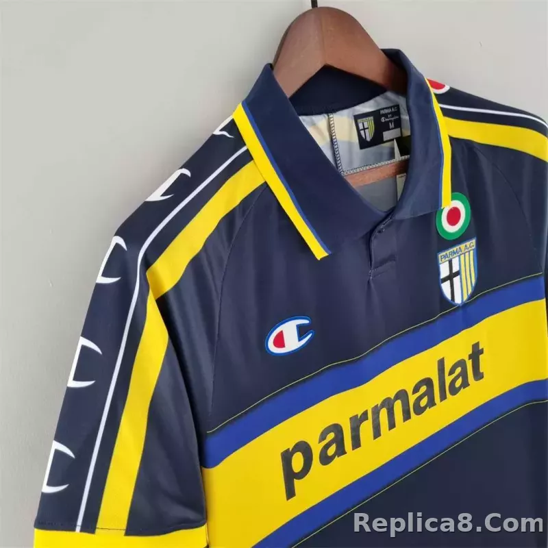 99-00 Parma Calcio Away Soccer Retro Jersey - detail