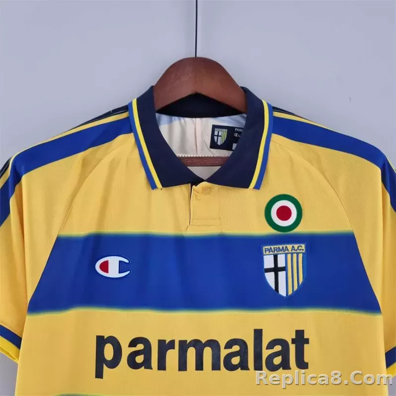 99-00 Parma Calcio Home Retro Soccer Jersey - detail