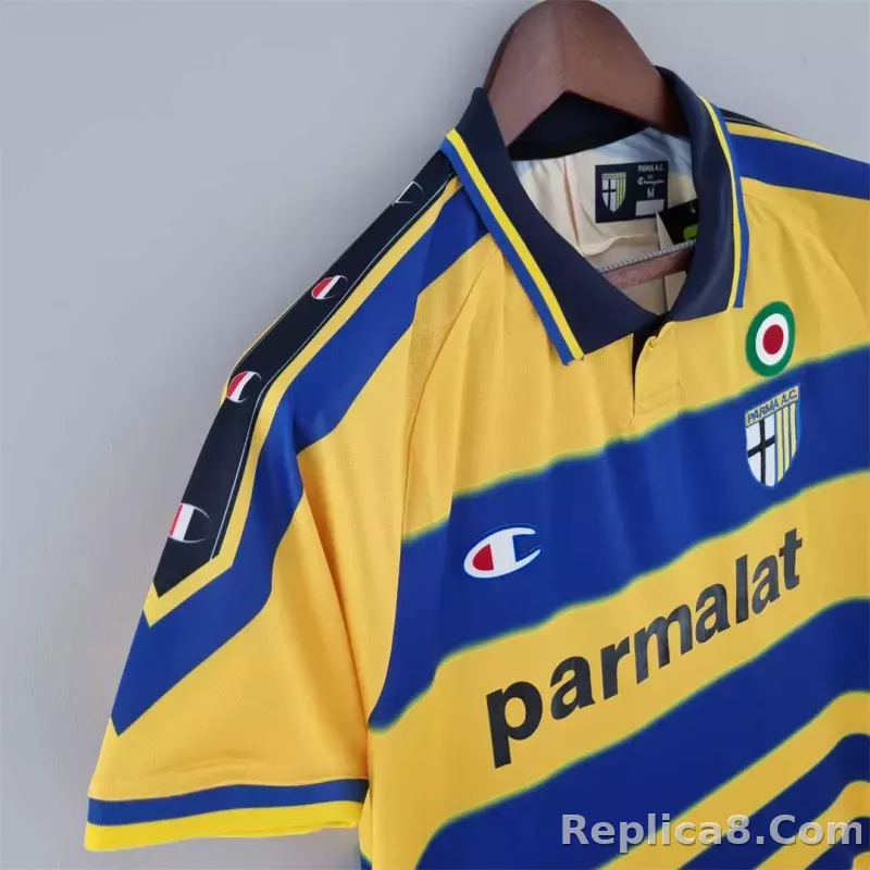 99-00 Parma Calcio Home Retro Soccer Jersey - detail