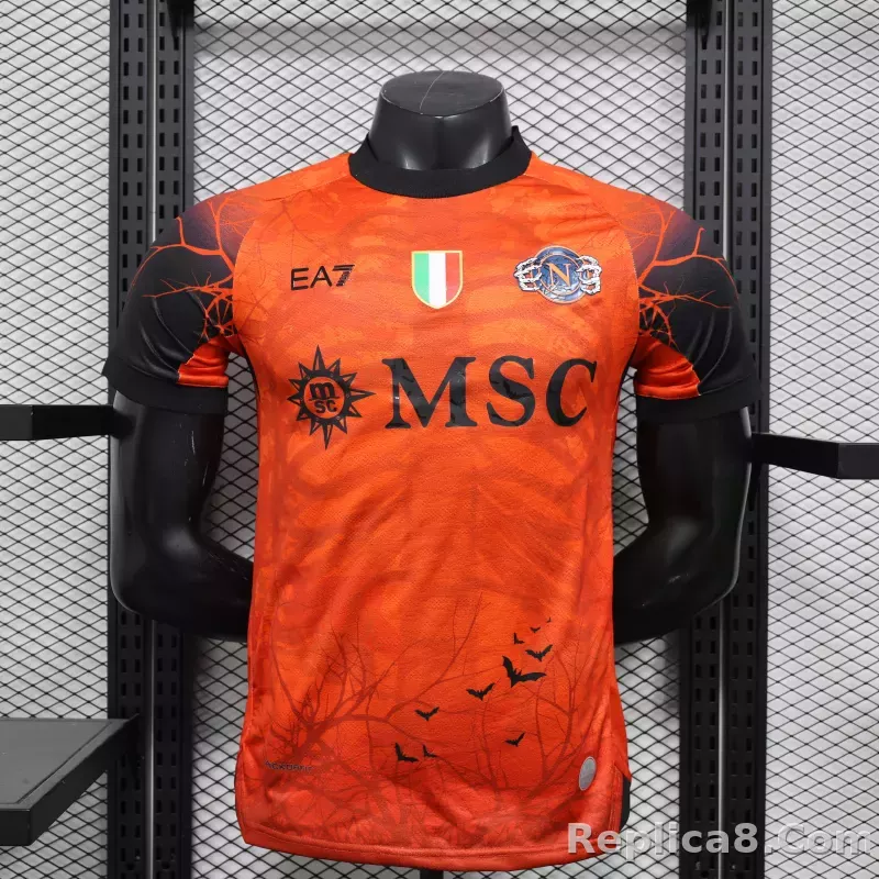 25-26 SSC Napoli Halloween Match Shirt Red
