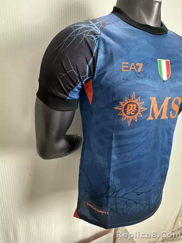 25-26 SSC Napoli Halloween Match Shirt - detail
