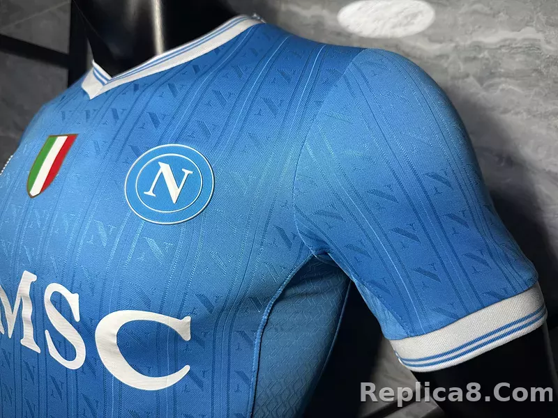 25-26 Napoli Home Soccer Jersey Player Version - detail