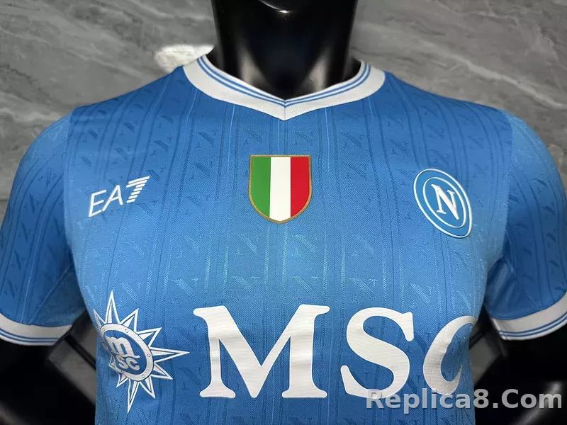 25-26 Napoli Home Soccer Jersey Player Version - detail