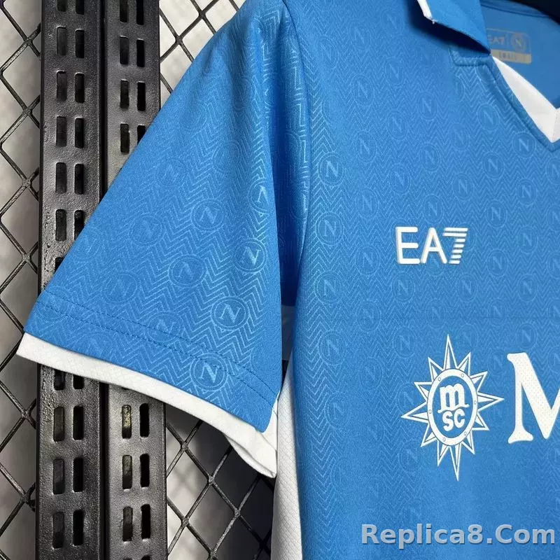 24-25 Napoli Home Soccer Jersey - detail