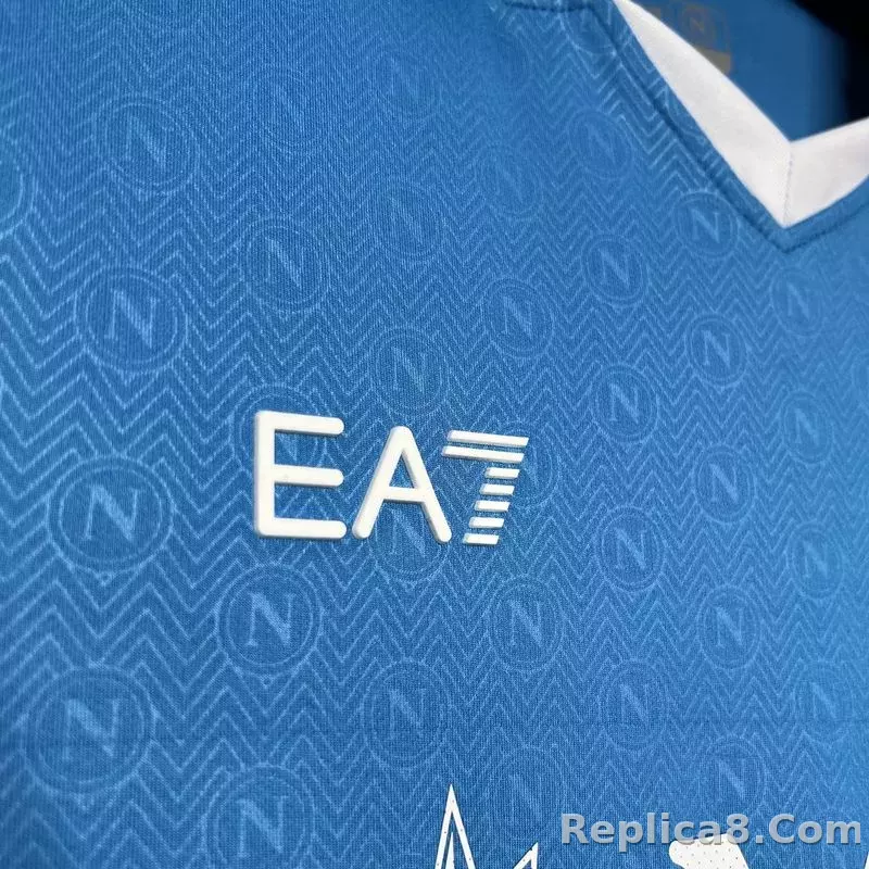 24-25 Napoli Home Soccer Jersey - detail