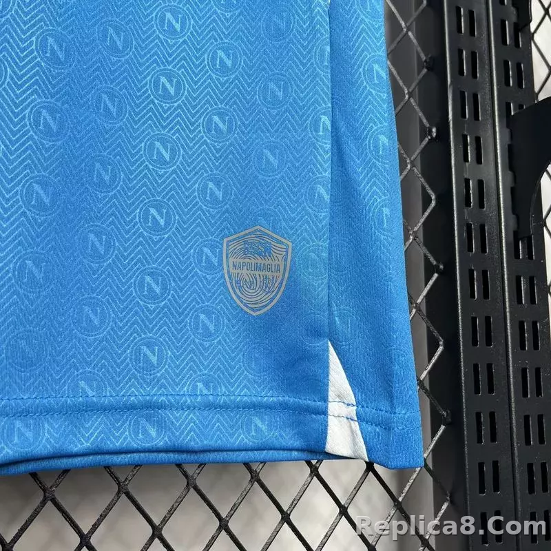 24-25 Napoli Home Soccer Jersey - detail