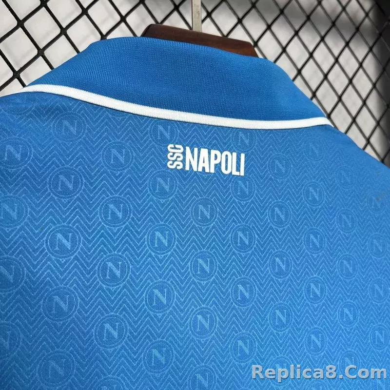 24-25 Napoli Home Soccer Jersey - detail