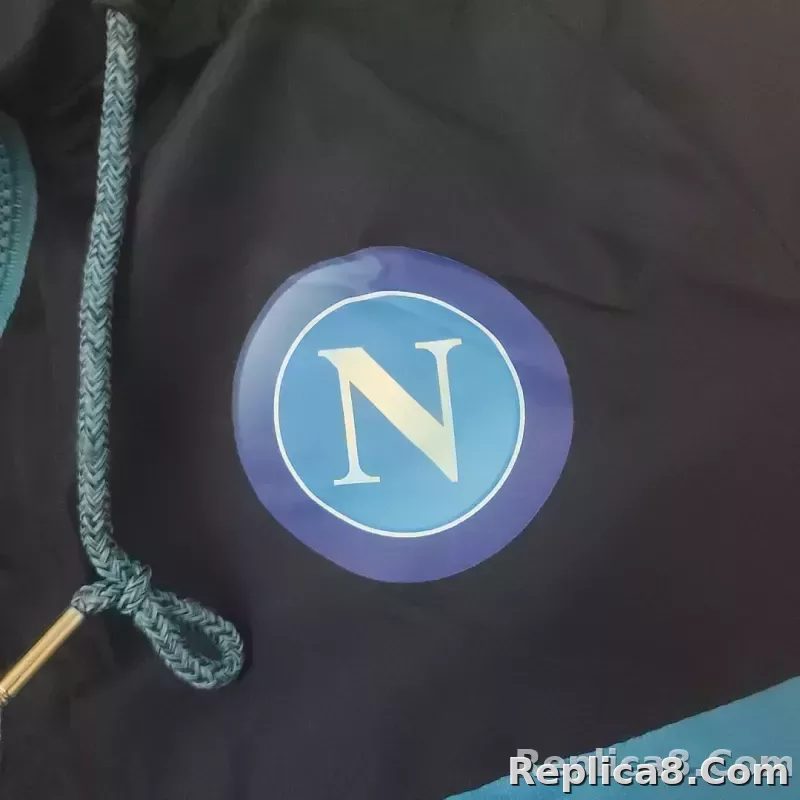 2022/2023 Napoli Windbreaker Blue - detail