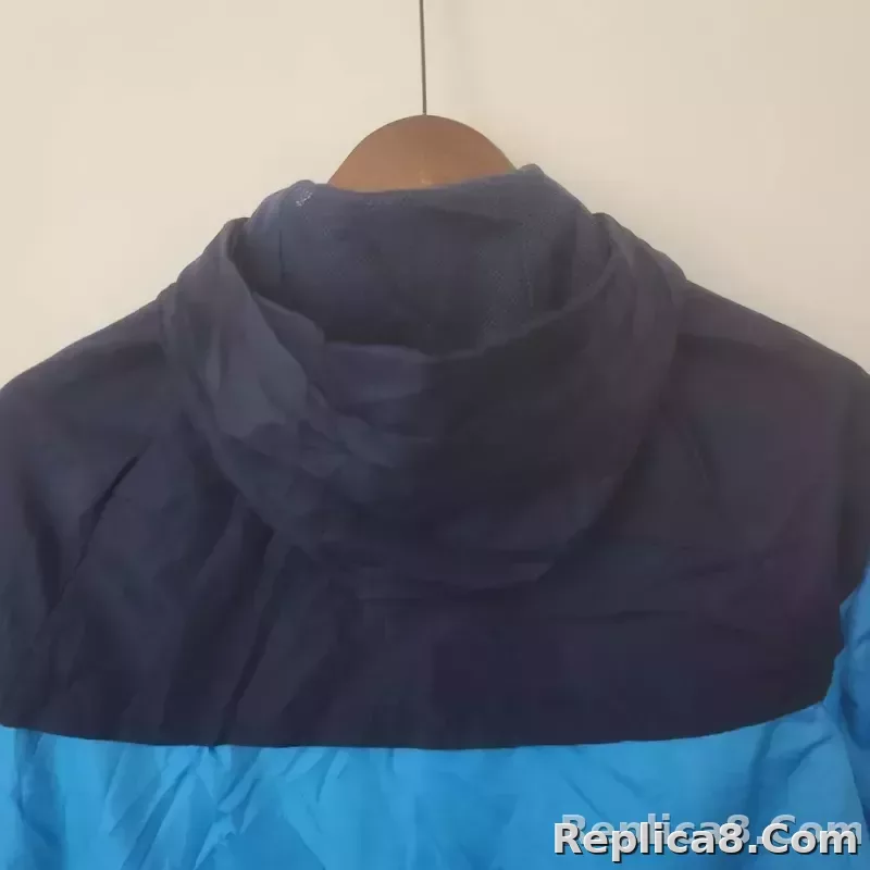 2022/2023 Napoli Windbreaker Blue - detail