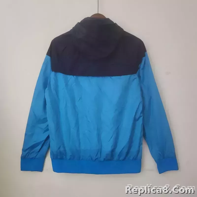 2022/2023 Napoli Windbreaker Blue - detail