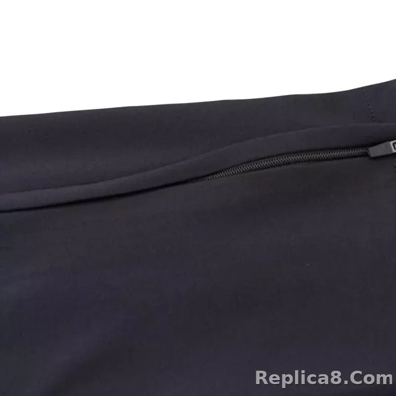 Kids Napoli Zipper Sweatshirt Kit(Top+Pants) Red 2023/24 - detail