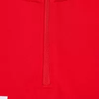Kids Napoli Zipper Sweatshirt Kit(Top+Pants) Red 2023/24 - view 9