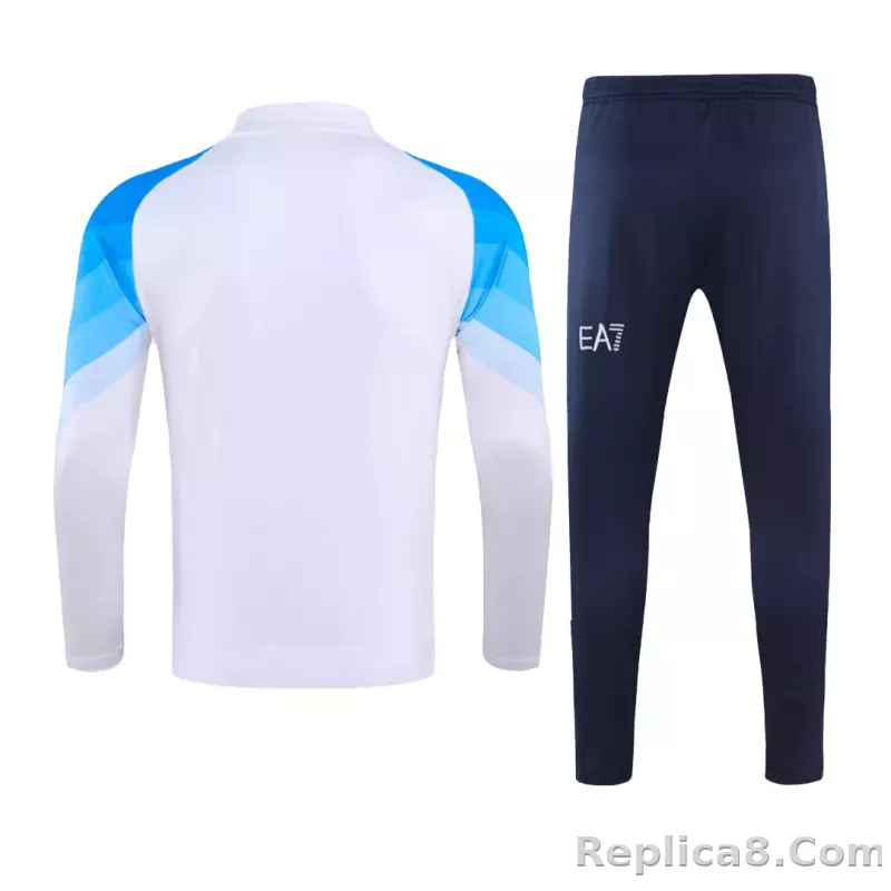 Napoli Zipper Sweatshirt Kit(Top+Pants) White 2023 - detail