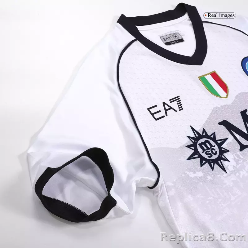 23-24 Napoli  Soccer Jersey Away Replica Fan Version - detail