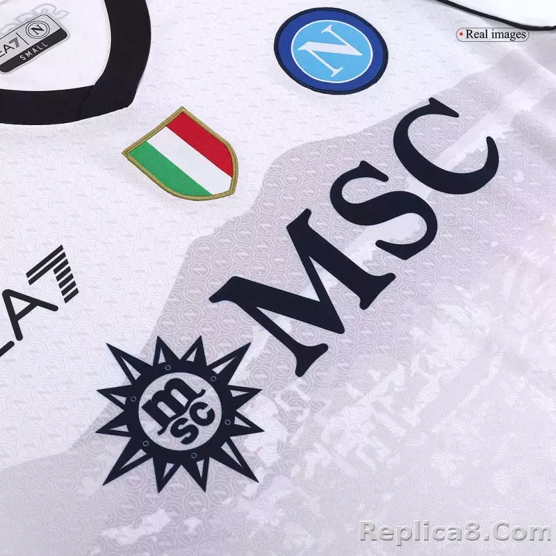 23-24 Napoli  Soccer Jersey Away Replica Fan Version - detail