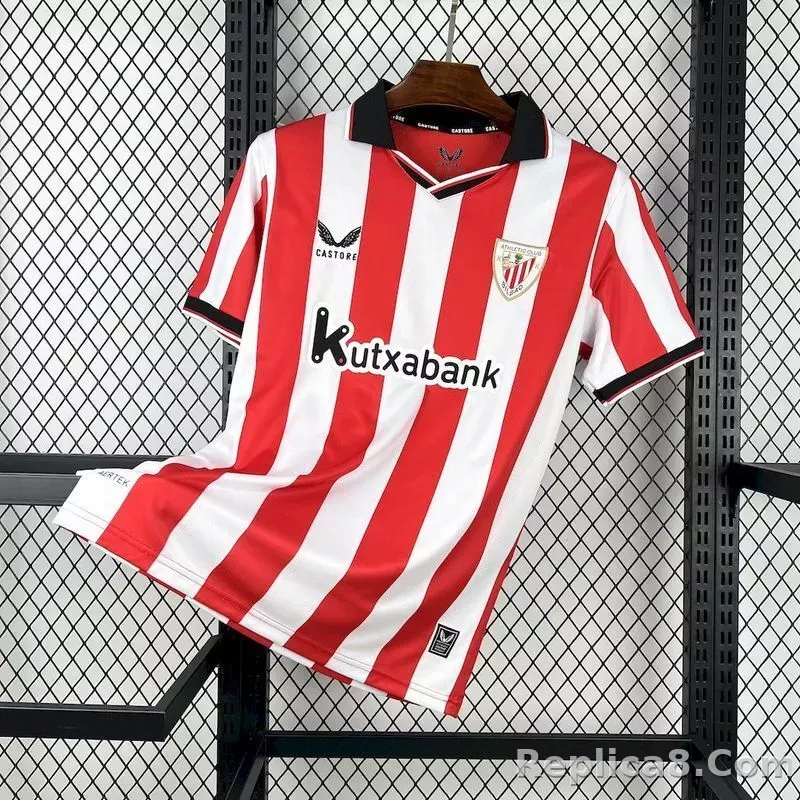 25-26 Athletic Club de Bilbao Home Soccer Jersey
