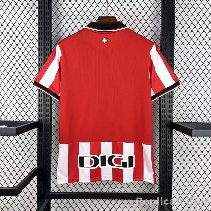 25-26 Athletic Club de Bilbao Home Soccer Jersey - detail