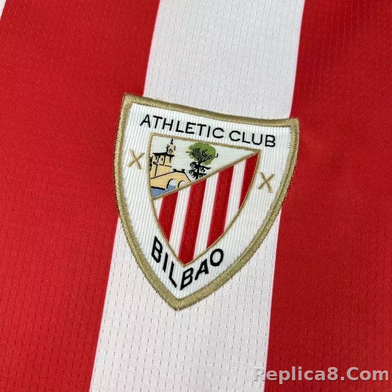 25-26 Athletic Club de Bilbao Home Soccer Jersey - detail