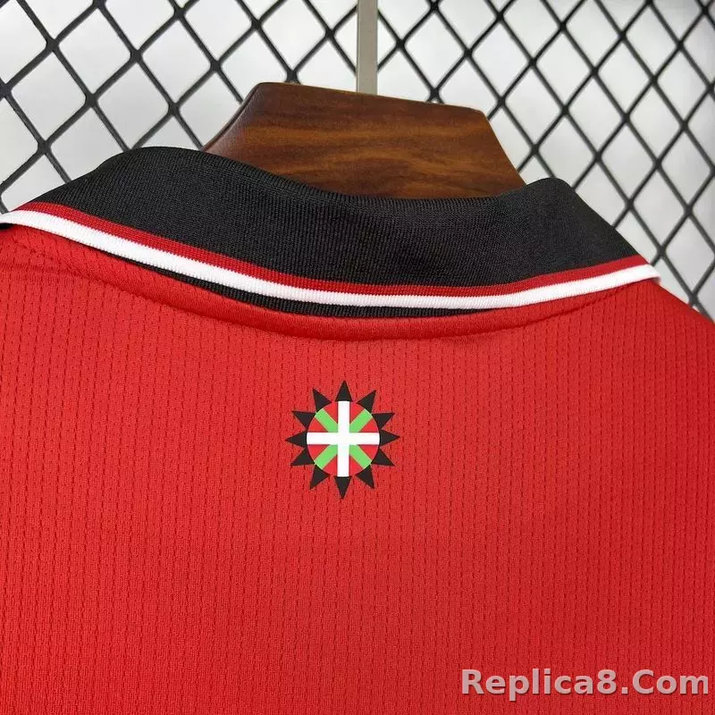 25-26 Athletic Club de Bilbao Home Soccer Jersey - detail