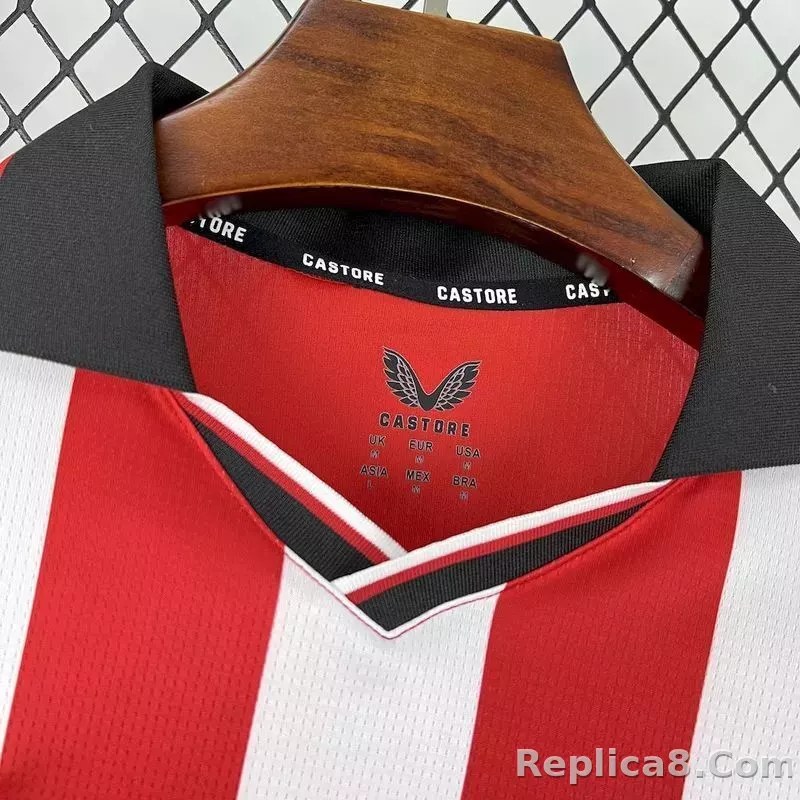 25-26 Athletic Club de Bilbao Home Soccer Jersey - detail