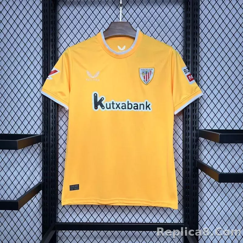 24-25 Athletic Club de Bilbao Yellow Goalkeeper Soccer Jersey