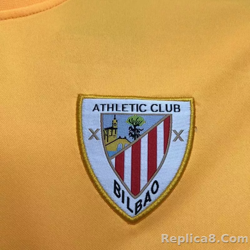 24-25 Athletic Club de Bilbao Yellow Goalkeeper Soccer Jersey - detail