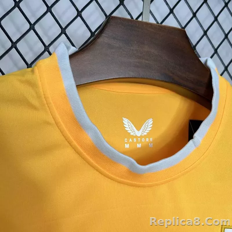 24-25 Athletic Club de Bilbao Yellow Goalkeeper Soccer Jersey - detail
