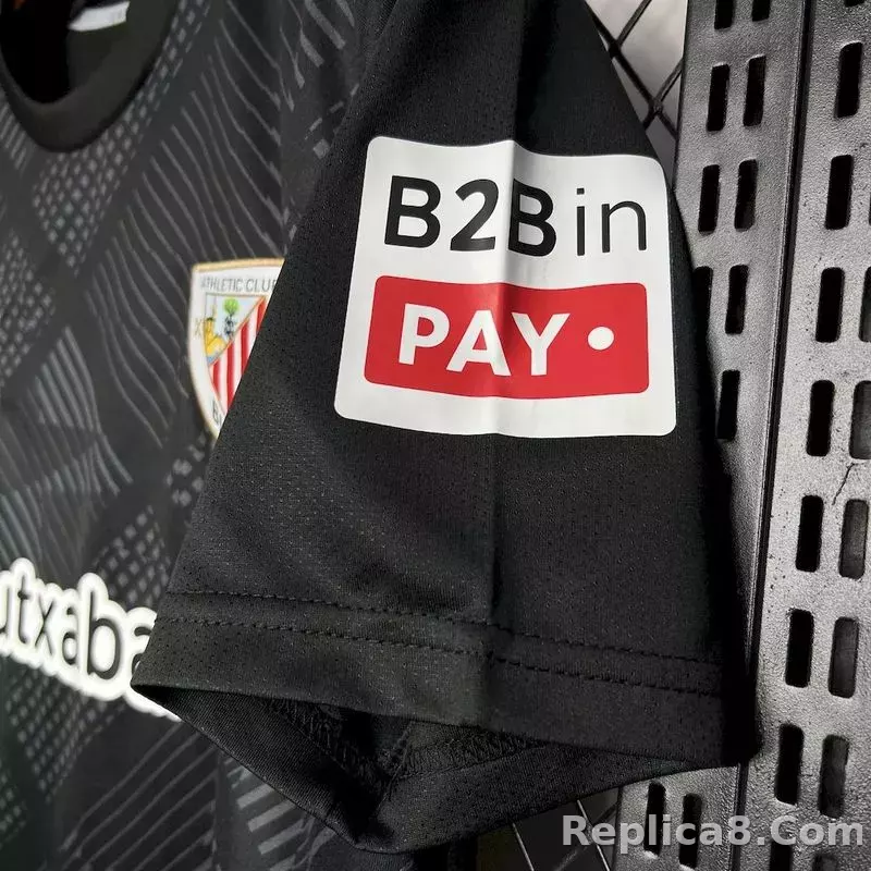 24-25 Athletic Club de Bilbao Black Goalkeeper Soccer Jersey - detail