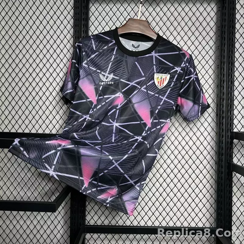 24-25 Athletic Club de Bilbao Castore Cup Matchday - Lavender Jersey - detail