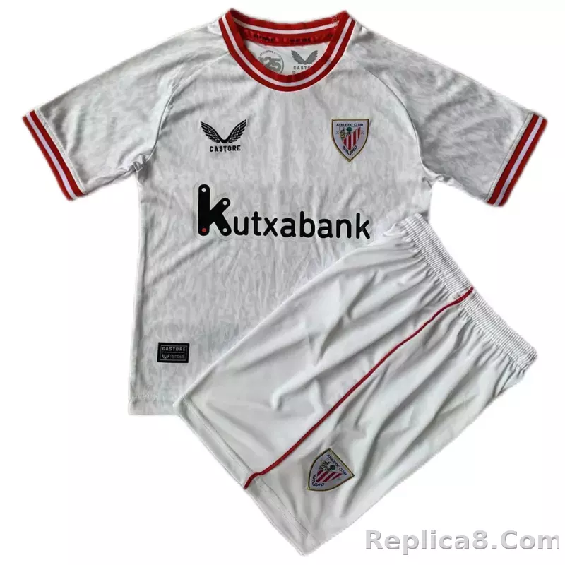 23-24 Athletic Club de Bilbao Third Away Kids Kit Jersey+Shorts - detail