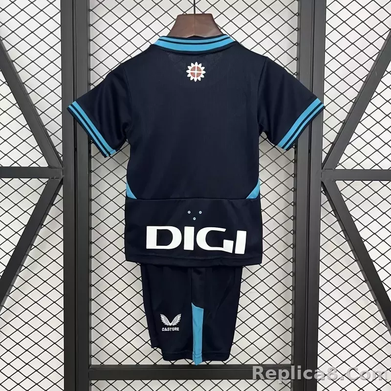 25-26 Athletic Club de Bilbao Away Soccer Kids Kit Jersey+Shorts - detail