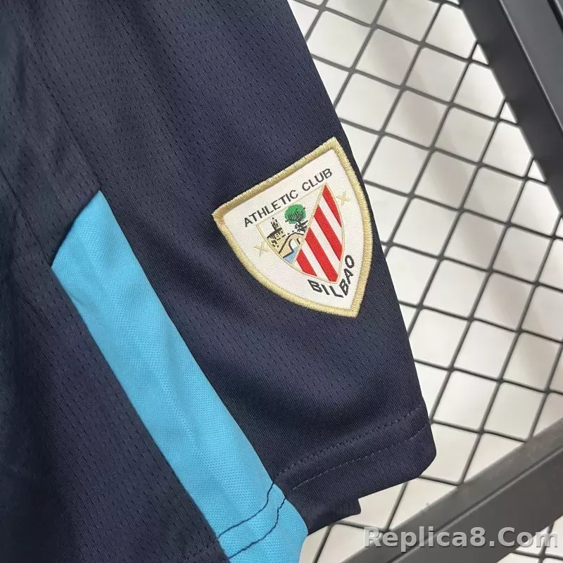 25-26 Athletic Club de Bilbao Away Soccer Kids Kit Jersey+Shorts - detail