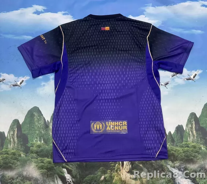 26-27 Barcelona Third Away Soccer Jersey - detail