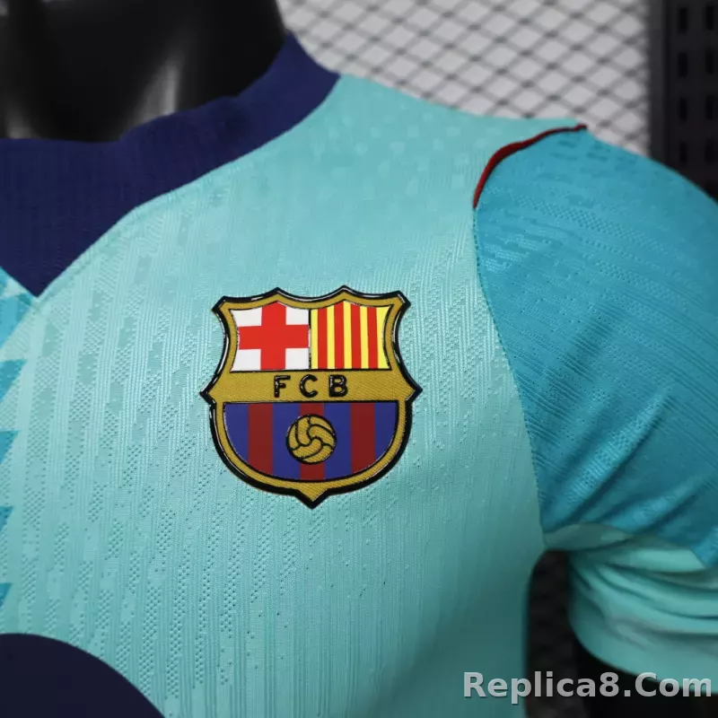26-27 Barcelona Away Player Version Soccer Jersey - detail
