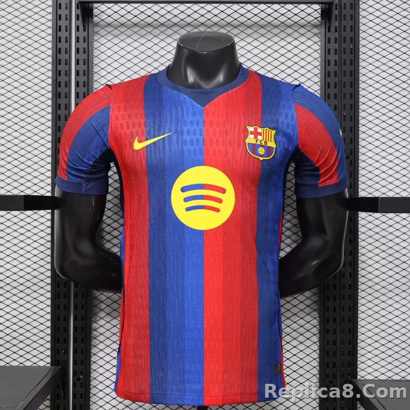 26-27 Barcelona Home Player Version Soccer Jersey