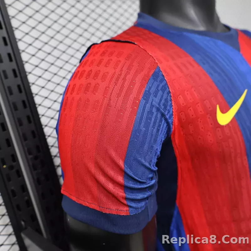 26-27 Barcelona Home Player Version Soccer Jersey - detail