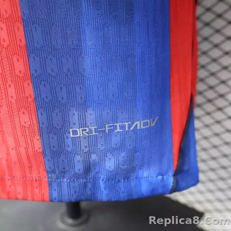 26-27 Barcelona Home Player Version Soccer Jersey - detail