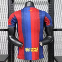 26-27 Barcelona Home Player Version Soccer Jersey - view 4