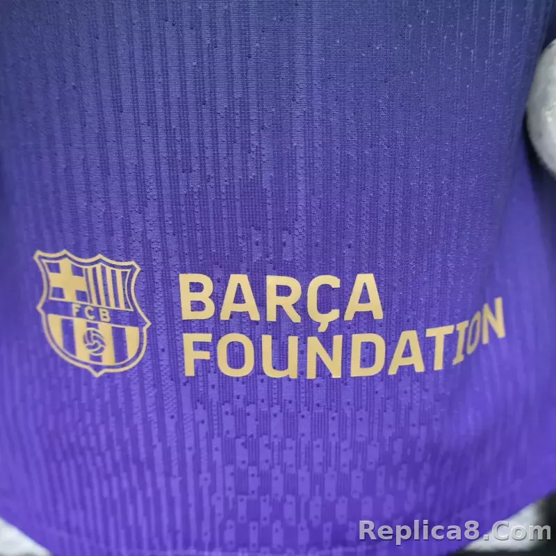 26-27 Barcelona Third Away Player Version Soccer Jersey - detail