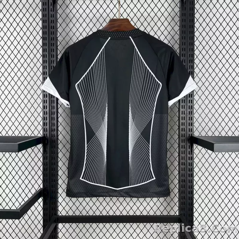25-26 Barcelona Black Special Edition Soccer Shirt - detail