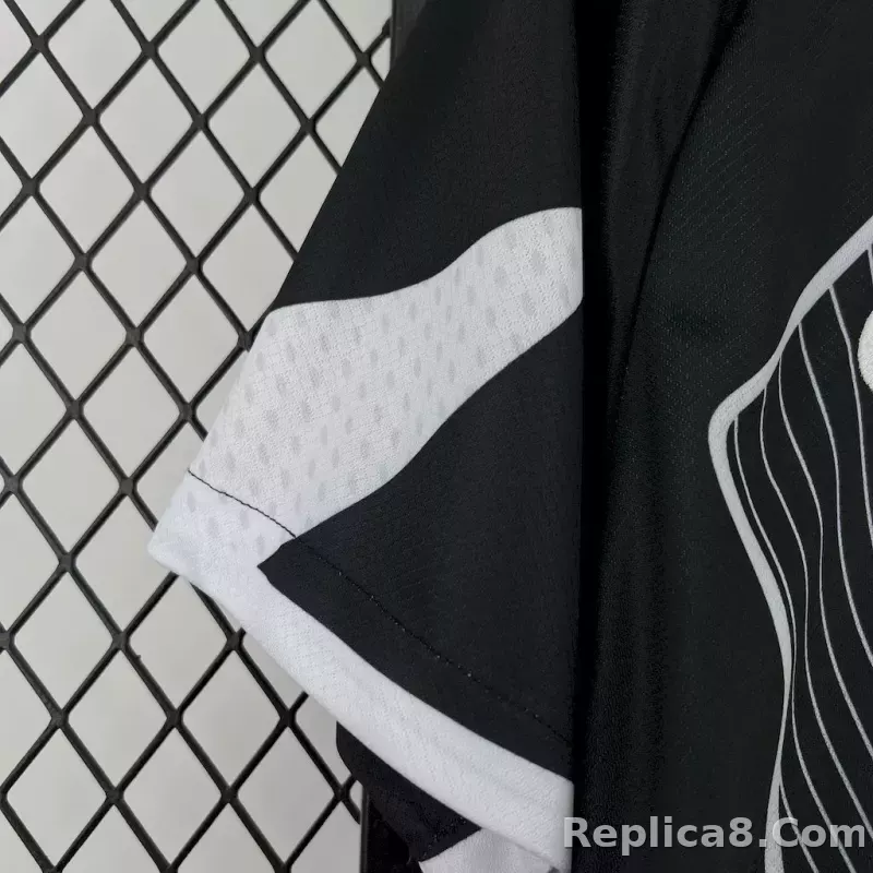 25-26 Barcelona Black Special Edition Soccer Shirt - detail