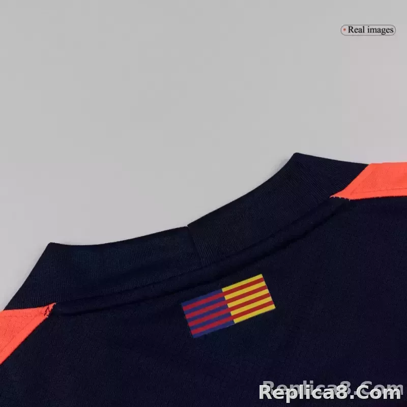 25-26 Barcelona Third Away Soccer Full Kids Kit Jersey+Shorts+Socks - detail