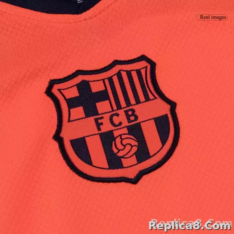 25-26 Barcelona Third Away Soccer Full Kids Kit Jersey+Shorts+Socks - detail
