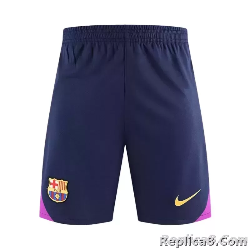 25-26 Barcelona Pre-match Training Soccer Kit Jersey+Shorts - detail